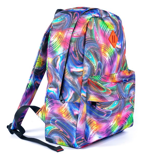 Женский яркий городской рюкзак среднего размера с абстрактным рисунком для школы работы 0028 МВ0028 фото