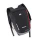 Черный детский спортивный рюкзак с красной молнией унисекс для тренировок и прогулок 0077 M0077 фото 5