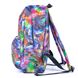 Женский яркий городской рюкзак среднего размера с абстрактным рисунком для школы работы 0028 МВ0028 фото 7