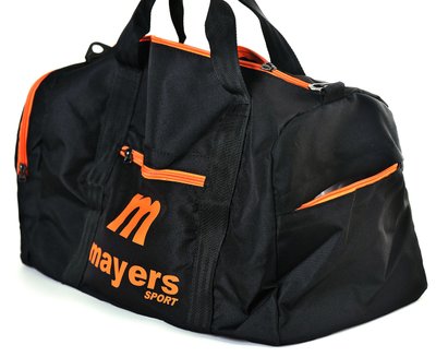 Средняя черная спортивная сумка для тренировок и путешествий из прочной ткани 88/360/07 88/360/07 фото