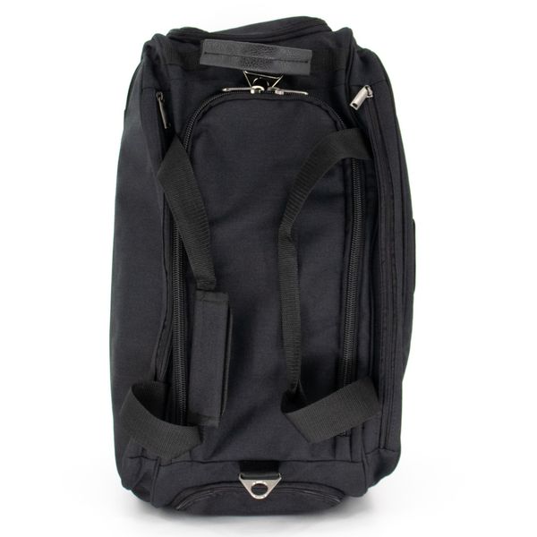 Дорожня сумка рюкзак трансформер чорного кольору містка для подорожей тренувань  070-0216 070-0216 фото