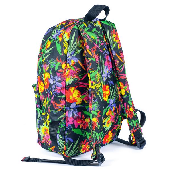 Яскравий жіночий рюкзак з квітковим принтом водонепроникний повсякденний МВ0030 фото