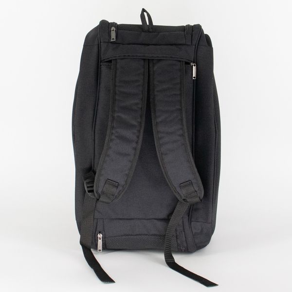 Дорожная сумка рюкзак трансформер черного цвета  вместительная для путешествий и тренировок 070-0216 070-0216 фото