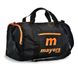 Середня чорна спортивна сумка для тренувань та подорожей з міцної тканини 88/360/07 фото 2