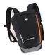 Дитячий чорний рюкзак середнього розміру з помаранчевою блискавкою у спортивному стилі водонепроникний унісекс 0078 M0078 фото 2