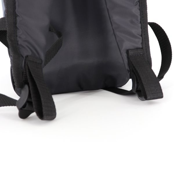 Детский рюкзак универсальный серого цвета с боковым карманом унисекс для девочки и мальчика 180 M0180 фото