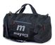 Однотонна сумка чорного кольору середнього розміру спортивна міцна 77/360/06 фото 1