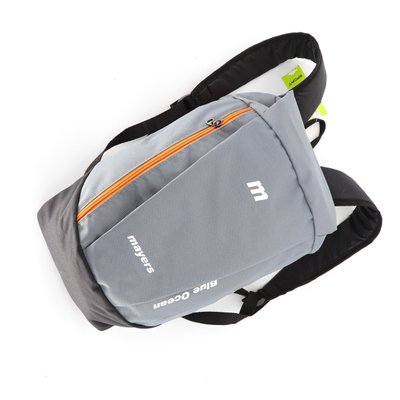 Міцний дитячий водовідштовхуючий рюкзак сірого кольору у спортивному стилі невеликого розміру 0081 M0081 фото