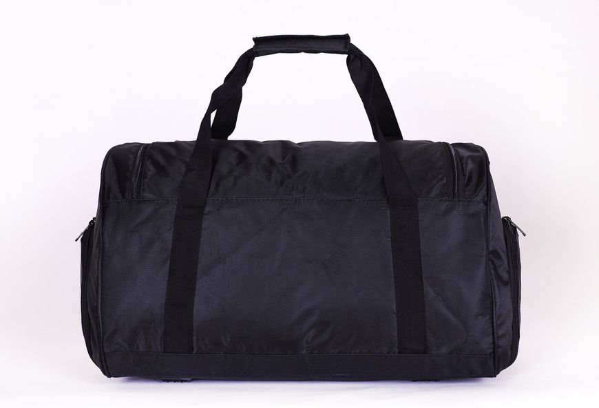 Практичная черная спортивная сумка с карманами для обуви водонепроницаемая 671 - 08 671 - 08 фото