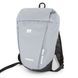 Міський рюкзак однотонний сірий для дітей та підлітків повсякденний з міцної тканини 0085 M0085 фото 2