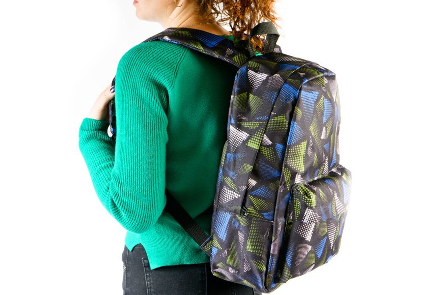 Повседневный износостойкий рюкзак с абстрактным рисунком водонепроницаемый 0034 MB0034 фото