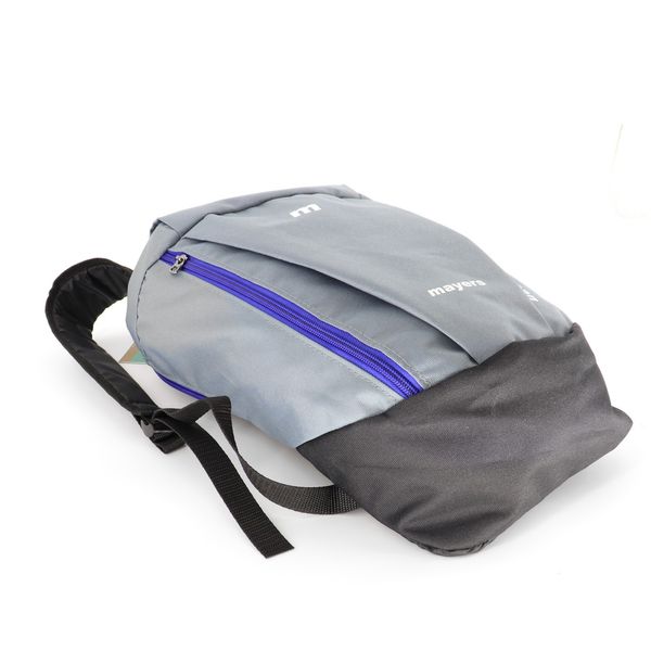 Спортивний дитячий сірий рюкзак легкий з тканини для дівчинкі та хлопчика унісекс 0090 M0090 фото