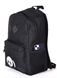 Городской молодежный рюкзак черного цвета среднего размера с рисунком вышивкой 000757 000757 фото 3