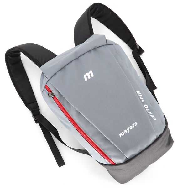 Повсякденний дитячий сірий однотонний рюкзак зносостійкий та вмісткий в спортивному стилі 0095 M0095 фото