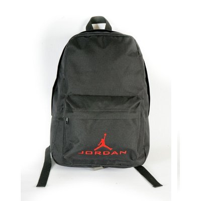 Молодіжний чорний рюкзак з червоним малюнком повсякденний у спортивному стилі середній універсальний 0042 MB0042 фото