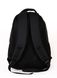 Городской универсальный молодежный рюкзак черного цвета с оранжевой молнией среднего размера 010139 010139 фото 4