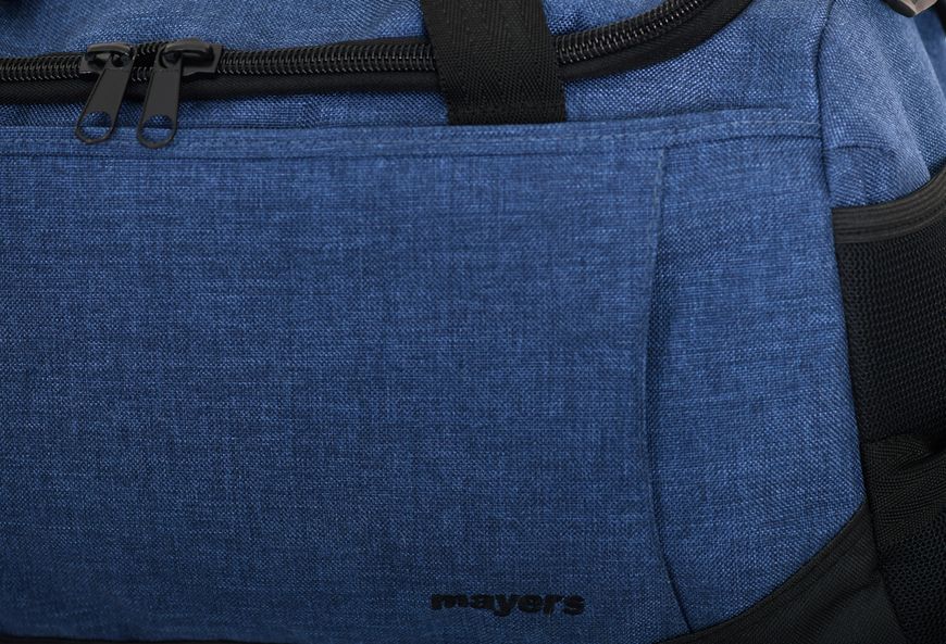 Практична універсальна унісекс дорожня сумка з непромокальної тканини синього кольору 0020767 фото
