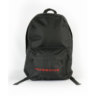 Наплічник чорного кольору однотонний стильний молодіжний рюкзак середнього розміру чоловічий 0052 MB0052 фото