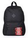 Женский городской рюкзак черного цвета среднего размера с рисунком вышивкой 000770 000770 фото 1
