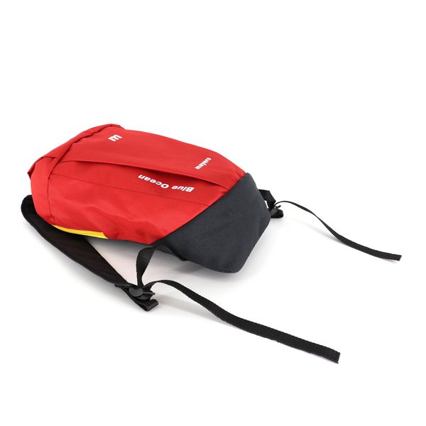 Яркий спортивный детский рюкзак красного цвета легкий с мягкими ручками для девочки и мальчика средний 520015 M0520015-2 фото
