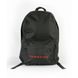 Наплічник чорного кольору однотонний стильний молодіжний рюкзак середнього розміру чоловічий 0052 MB0052 фото 1