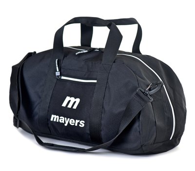 Однотонна чорна середнього розмыру сумка з написом унісекс спортивна туристична 10/380/33 фото
