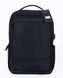 Невеликий універсальний чоловічий рюкзак чорного кольору з потайною кишенею з відділенням під ноутбук із USB входом 6847-2 фото 1