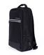 Чорний повсякденний місткий рюкзак з міцної тканини з виходом під USB кишенею під ноут 3540 фото 4