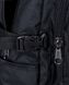 Однотонный мужской непромокаемый износостойкий прочный рюкзак черного цвета 111 МВ 111 фото 6