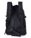 Однотонный мужской непромокаемый износостойкий прочный рюкзак черного цвета 111 МВ 111 фото 4