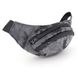 Стильна камуфляжна сумка пояса банку з тканини сірого кольору повсякденна для спорту прогулянок подорожей 0400502 фото 2