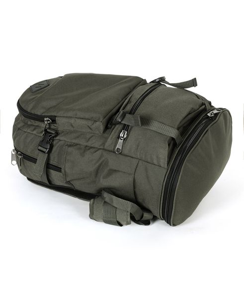 Великий чоловічий рюкзак трансформер з стегновим поясом дихаючою спинкою відділом під ноутбук МВ 121 фото