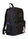 Женский городской молодежный рюкзак черного цвета среднего размера с рисунком вышивкой 010127 010127 фото 2