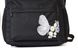 Женский городской молодежный рюкзак черного цвета среднего размера с рисунком вышивкой 010127 010127 фото 6