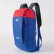 Рюкзак детский синий с красным унисекс в спортивном стиле 113 МВ0113 фото 1