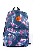 Середній яскравий жіночий рюкзак з абстрактним малюнком міцний водонепроникний з тканини молодіжний 14 л 0029 фото
