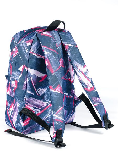 Средний яркий рюкзак с абстрактным рисунком водонепроницаемый прочный из ткани молодежный 0029 0029 фото