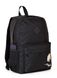 Женский городской молодежный рюкзак черного цвета среднего размера с рисунком вышивкой 010125 010125 фото 2