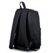 Чорний невеликий практичний чоловічий рюкзак з білим вишитим принтом 78 у сучасному дизайні з легкої тканини МВ300-78 фото 3