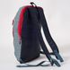 Спортивный детский прочный серый рюкзак с черным дном и красной молнией непромокаемый среднего размера 0114 МВ0114 фото 3