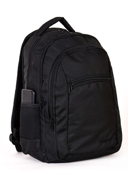 Городской универсальный молодежный рюкзак черного цвета среднего размера 010135 010135 фото