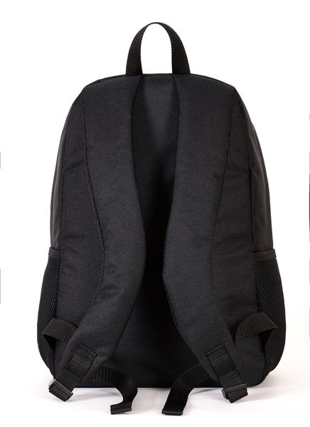 Женский городской молодежный рюкзак черного цвета среднего размера с рисунком вышивкой 010121 010121 фото
