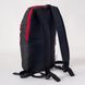 Детский городской рюкзак черного цвета с красной молнией для прогулок 117 МВ0117 фото 3