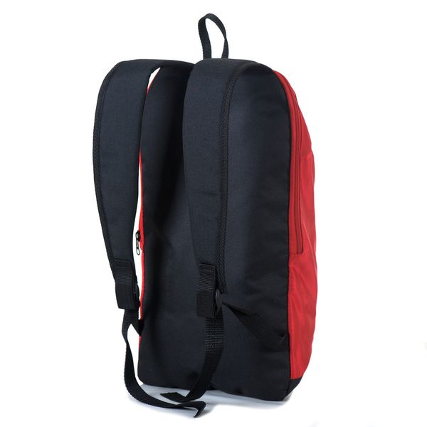 Молодіжний спортивний червоний з чорним рюкзак з міцної водонепроникної тканини легкий м'який 05-05-05 фото