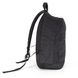 Наплічник стильний повсякденний міський рюкзак чорного кольору середнього розміру  молодіжний із міцної тканини  102-8 102-8 фото 5