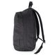 Наплічник стильний повсякденний міський рюкзак чорного кольору середнього розміру  молодіжний із міцної тканини  102-8 102-8 фото 3
