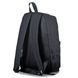 Міський стильний чоловічий рюкзак чорного кольору з біло-червоним написом бренду місткий міцний з тканини МВ3004 фото 3