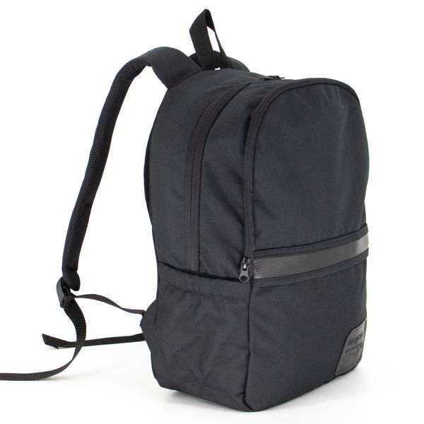Чорний місткий  рюкзак Mayers з міцної тканини великою кількістю кишень не промокає015-0212 015-0212 фото