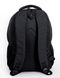 Среднего размера вместительный подростковый черный рюкзак из прочной ткани водонепроницаемый 031087 031087 фото 2