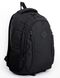 Среднего размера вместительный подростковый черный рюкзак из прочной ткани водонепроницаемый 031087 031087 фото 3